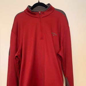 Callaway Golf Men's XL 1/4 Zip Pullover Fleece Lined